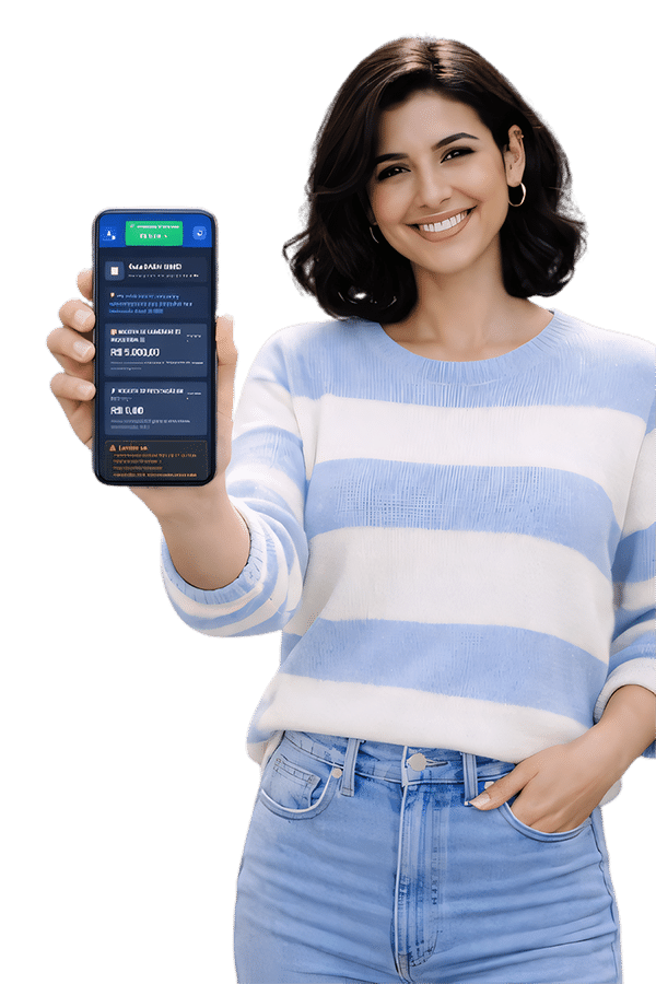 Microempreendedora Individual recebendo orientação profissional para MEI - impostos, declaração e educação financeira